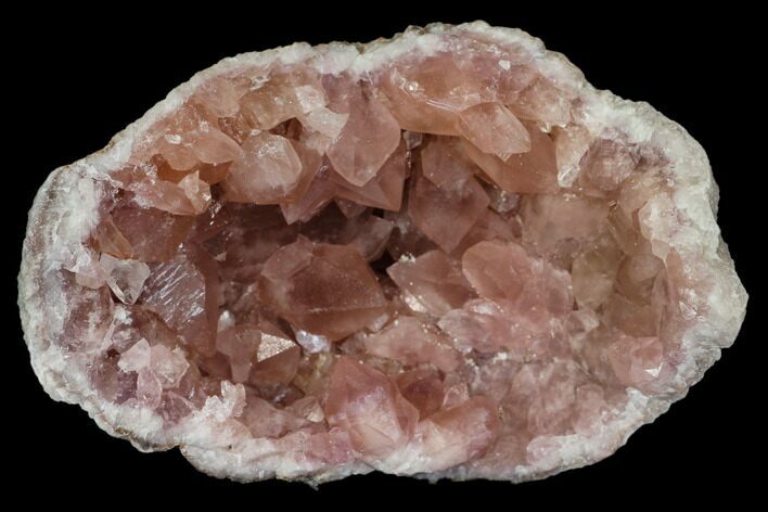 Pink Amethyst Geode Section - Argentina #113325